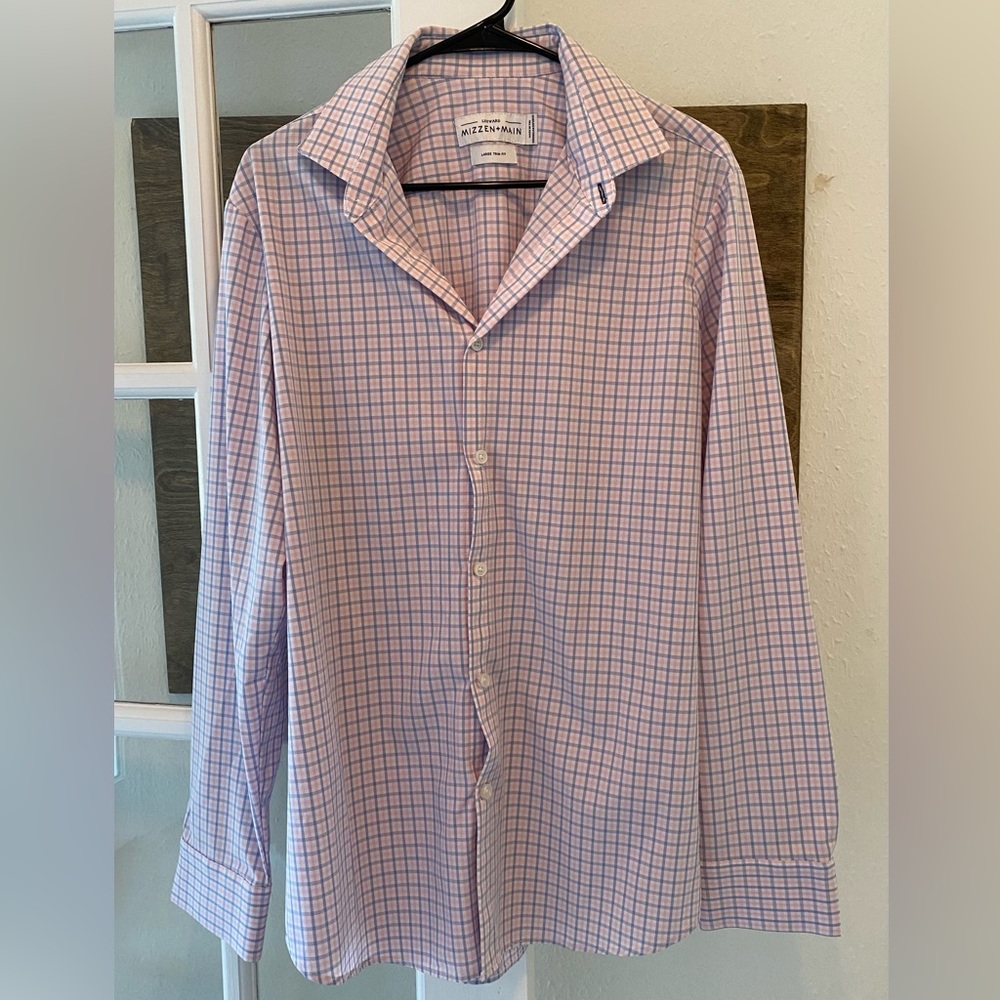 Mizzen & Main Large Trim Fit Button Down